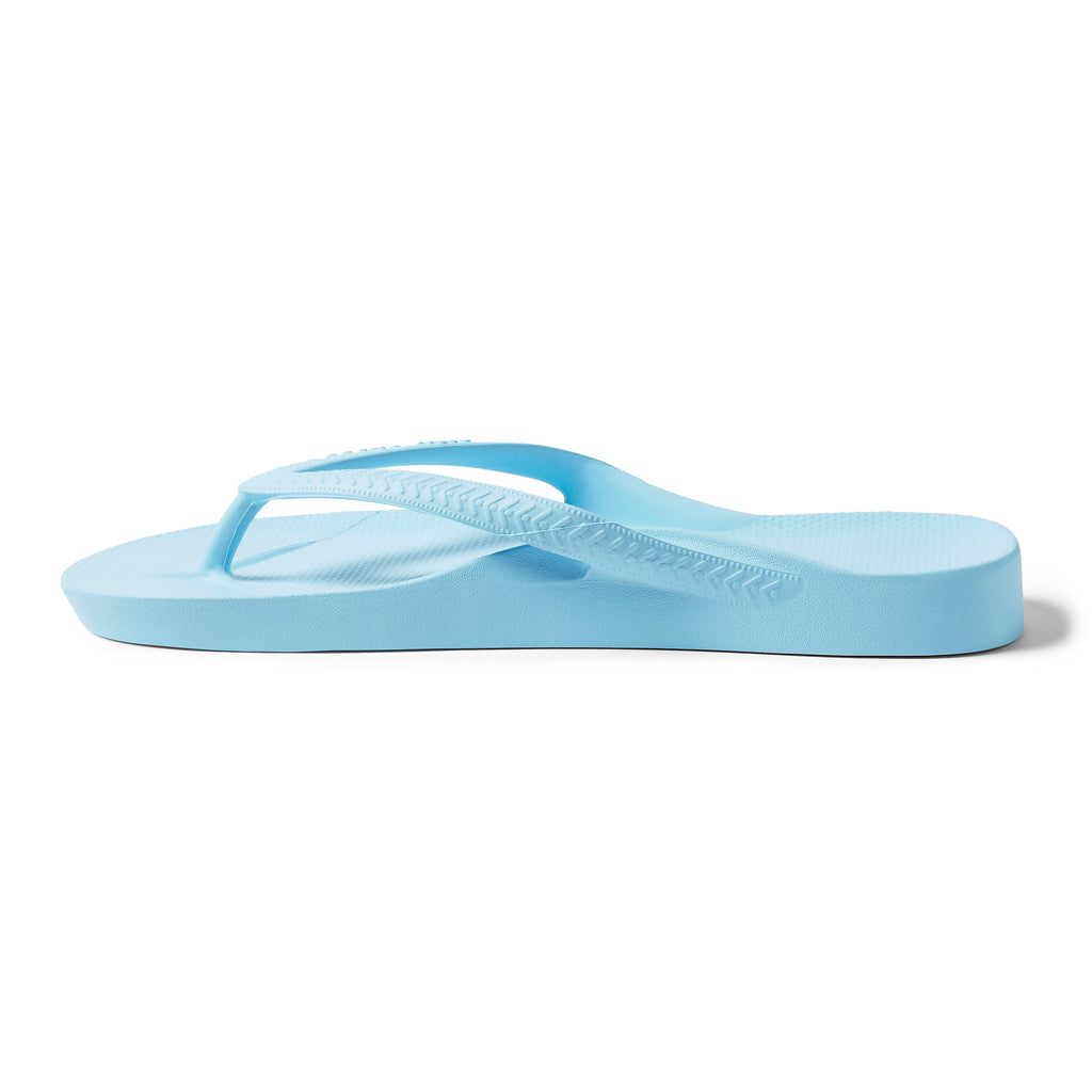 Archies Footwear Arch Support Thongs - Classic - Sky Blue in Single