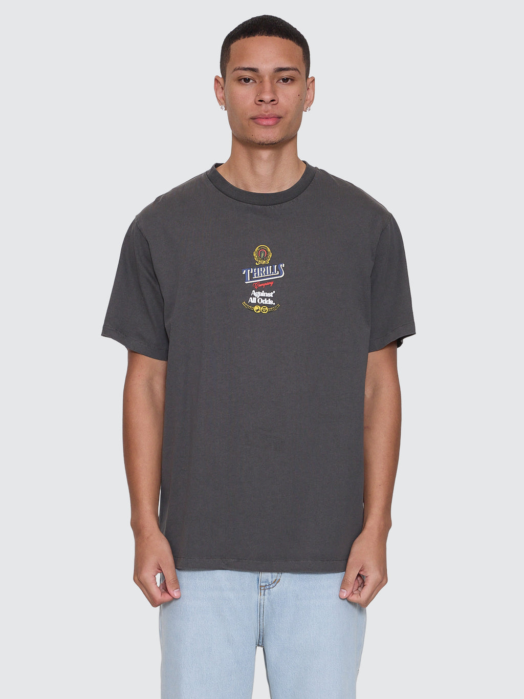 Thrills Co Against All Odds Merch Fit Tee - Merch Black in Merch Black