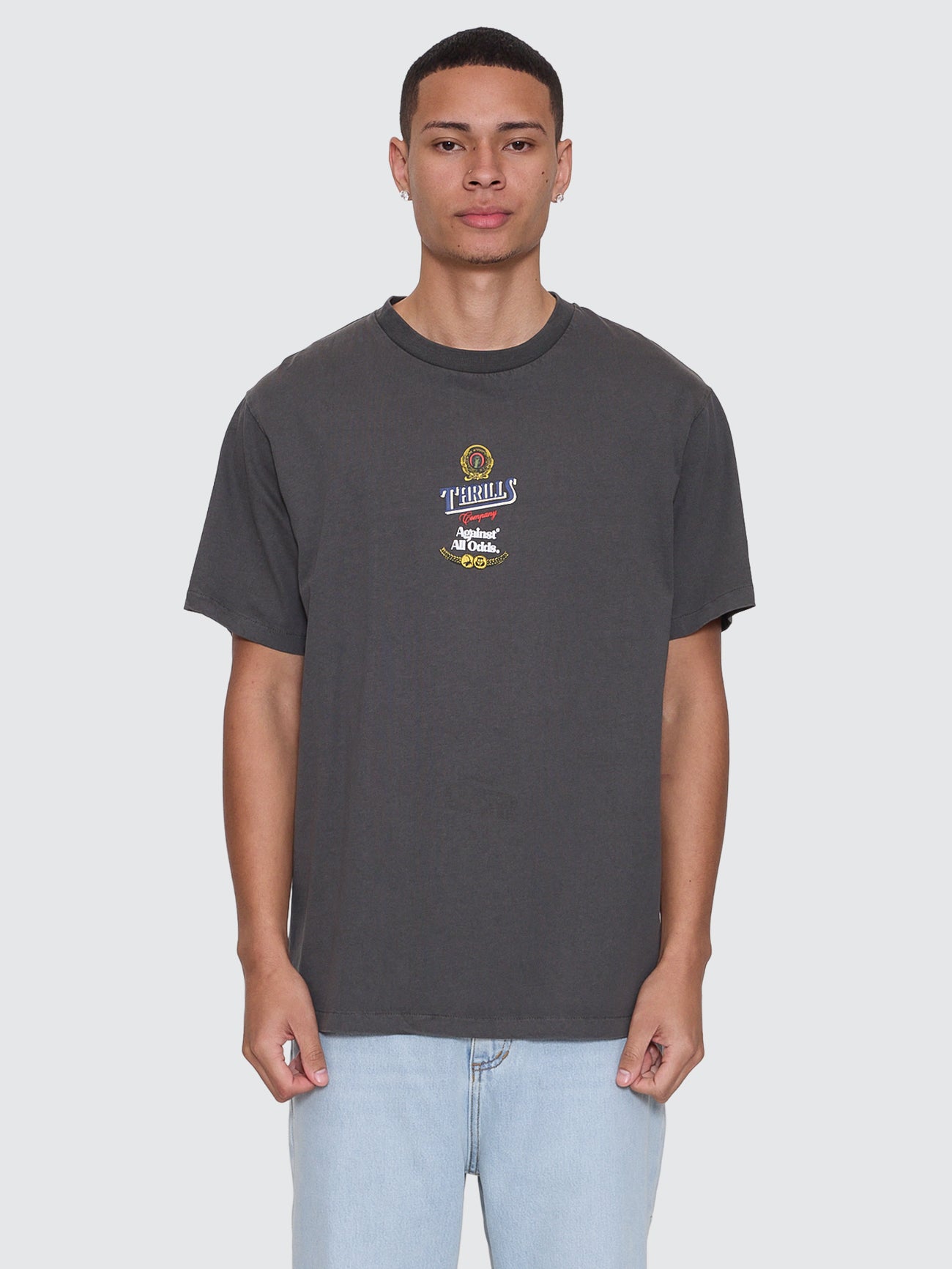 Thrills Co Against All Odds Merch Fit Tee - Merch Black in Merch Black