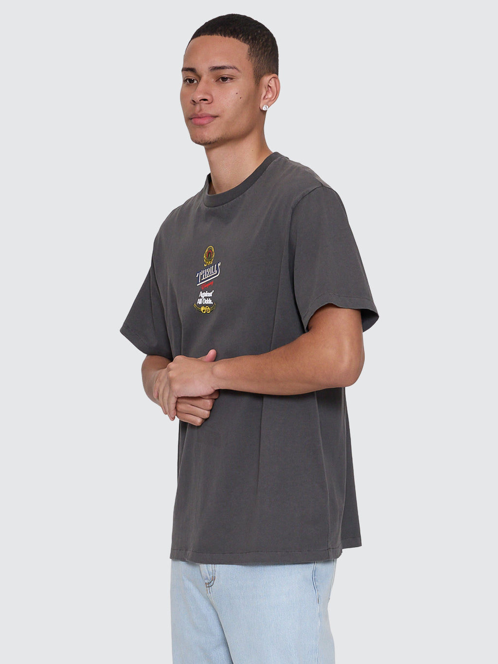 Thrills Co Against All Odds Merch Fit Tee - Merch Black in Merch Black