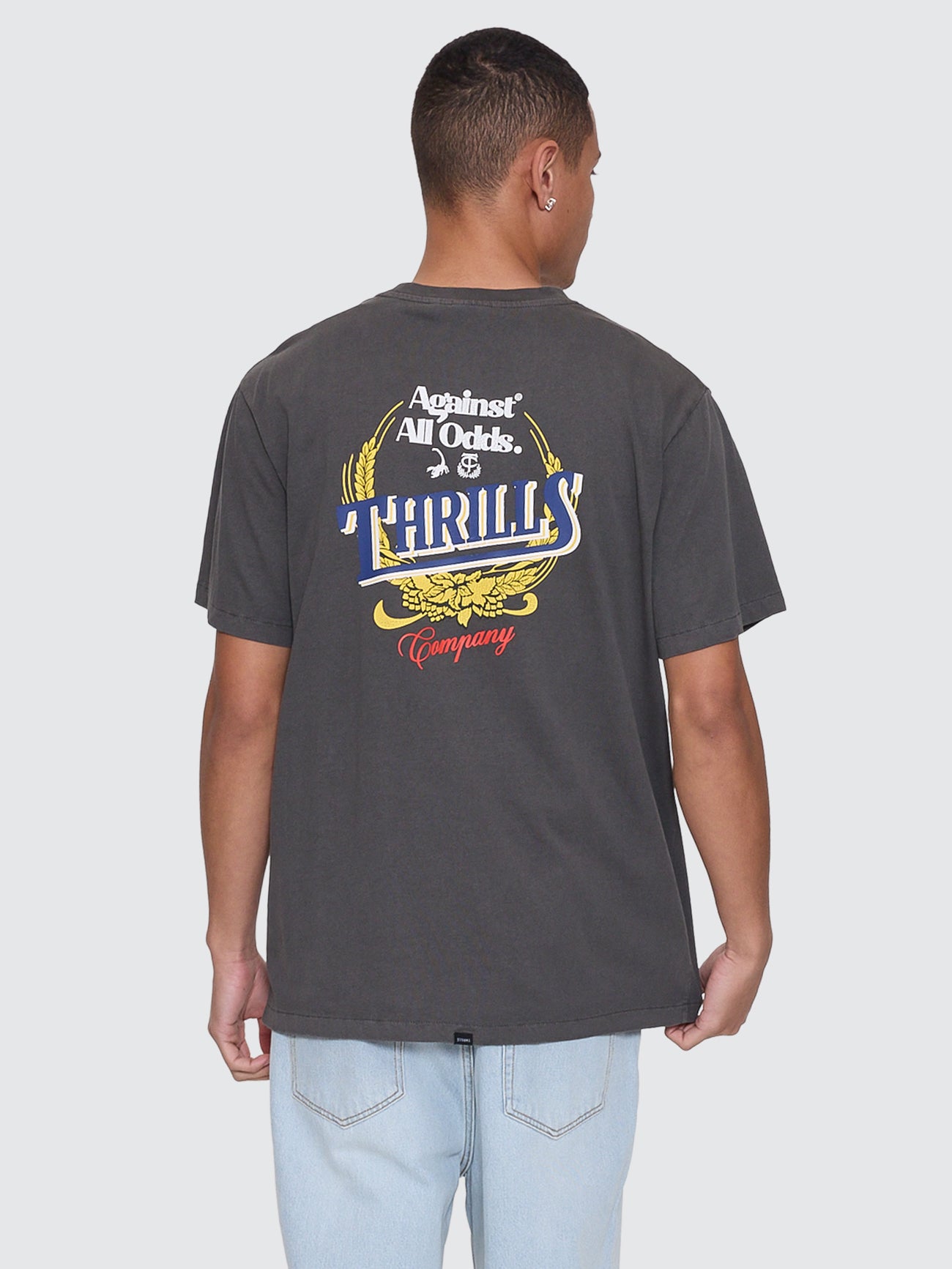 Thrills Co Against All Odds Merch Fit Tee - Merch Black in Merch Black