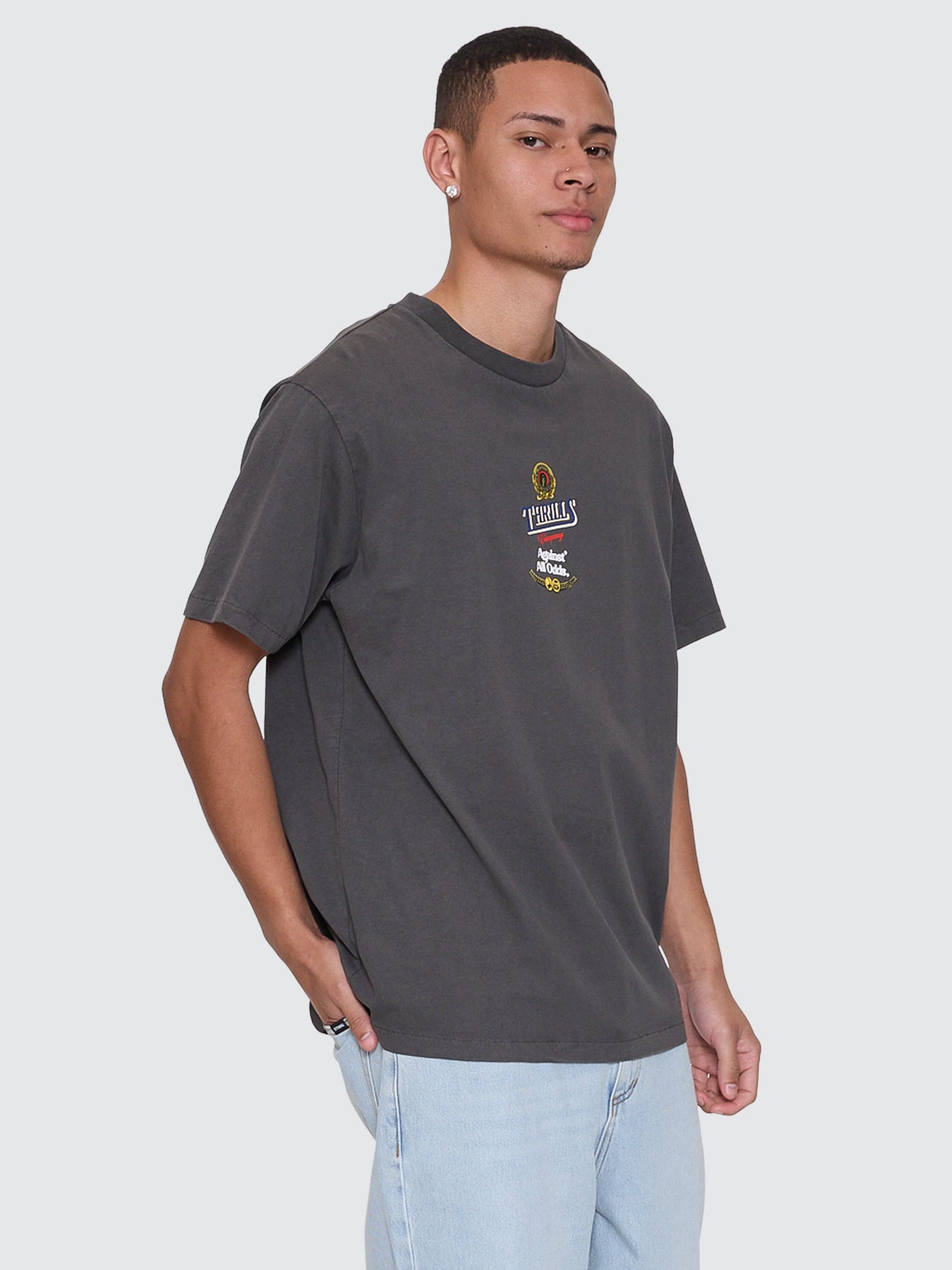 Thrills Co Against All Odds Merch Fit Tee - Merch Black in Merch Black