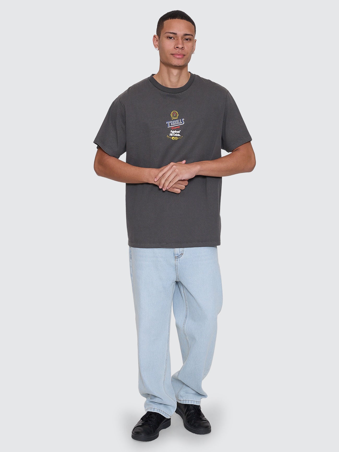 Thrills Co Against All Odds Merch Fit Tee - Merch Black in Merch Black
