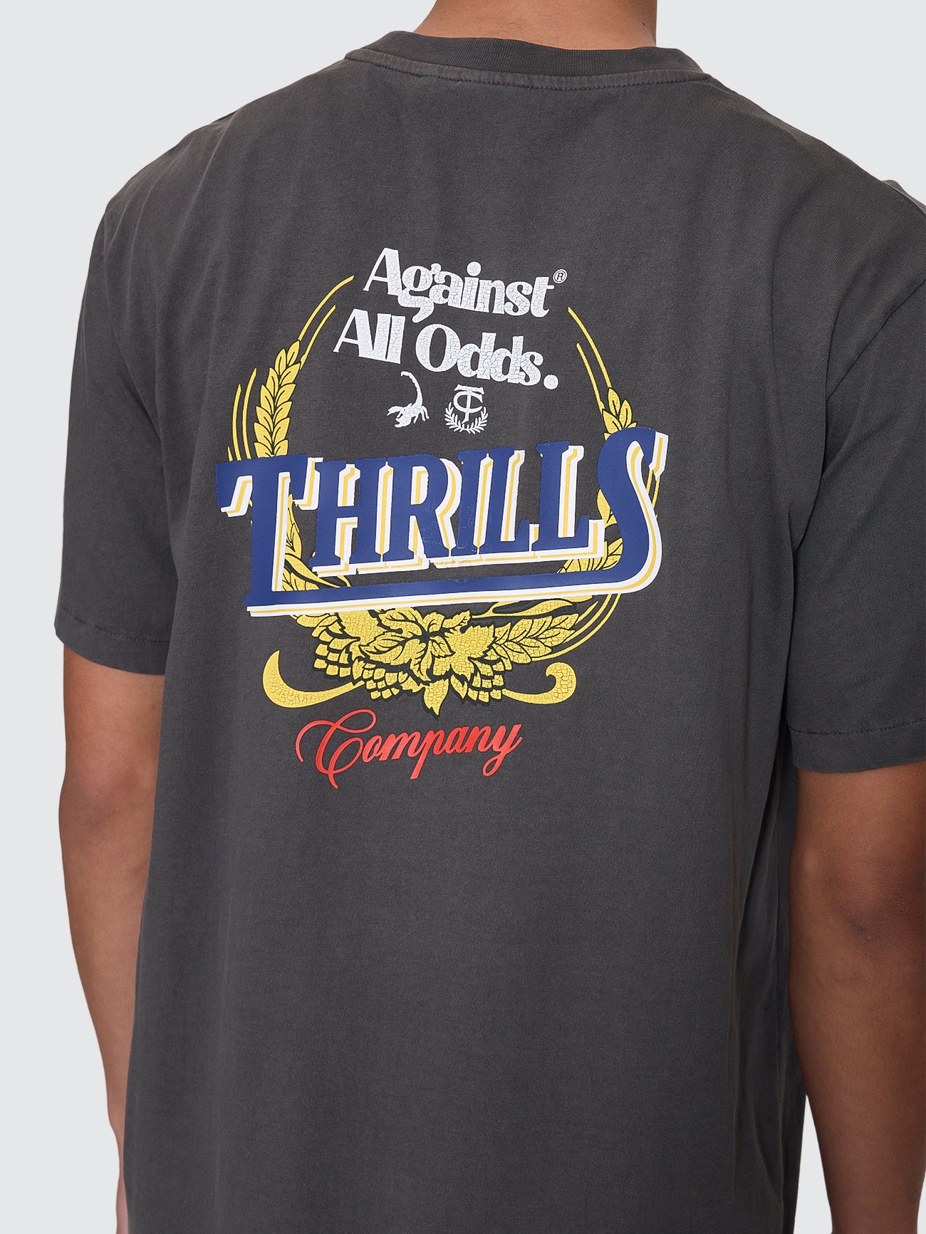 Thrills Co Against All Odds Merch Fit Tee - Merch Black in Merch Black