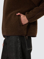 Thrills Co All Star Sherpa Fleece - Brown in Brown
