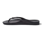 Archies Footwear Arch Support Thongs - Classic - Crystal Black in Single