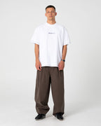 Rusty BUS DOWN SHORT SLEEVE TEE in WHITE