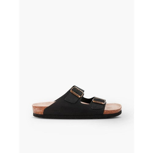 Genuins HAWAII OILED LEATHER BLACK BLACK in Black