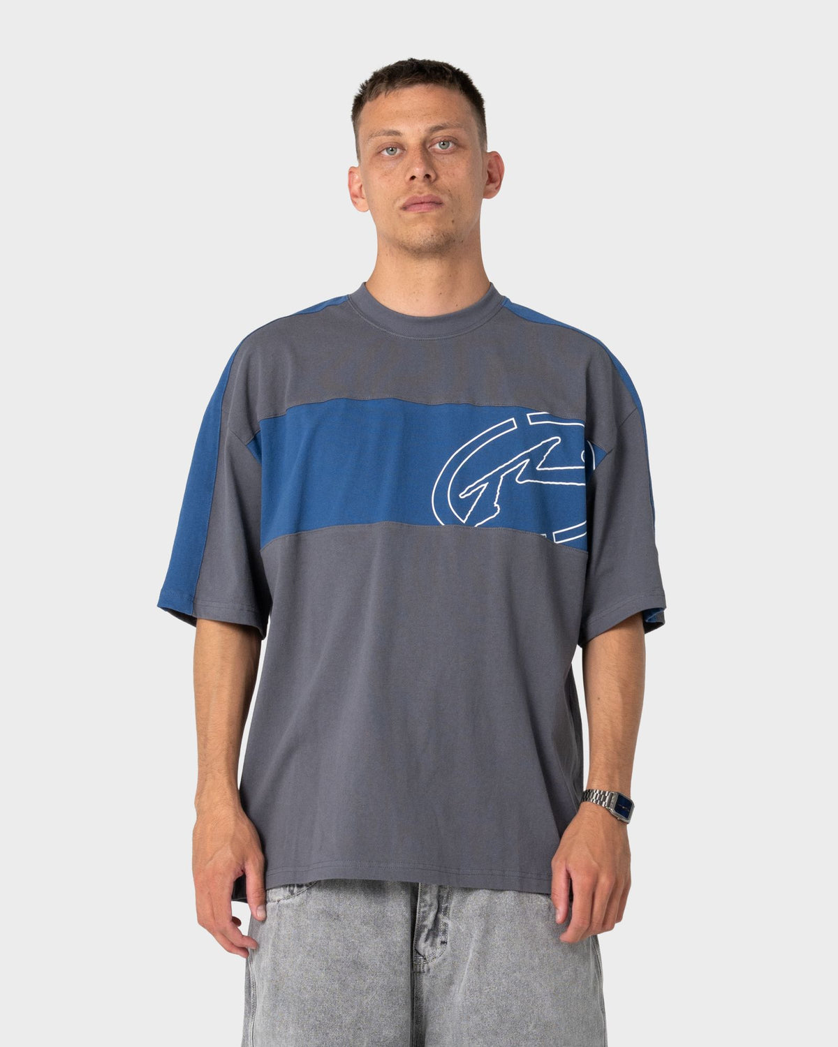 Rusty KILL SWITCH SHORT SLEEVE TEE in STEEL