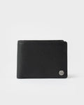 Rusty HIGH RIVER 3 LEATHER WALLET in BLACK