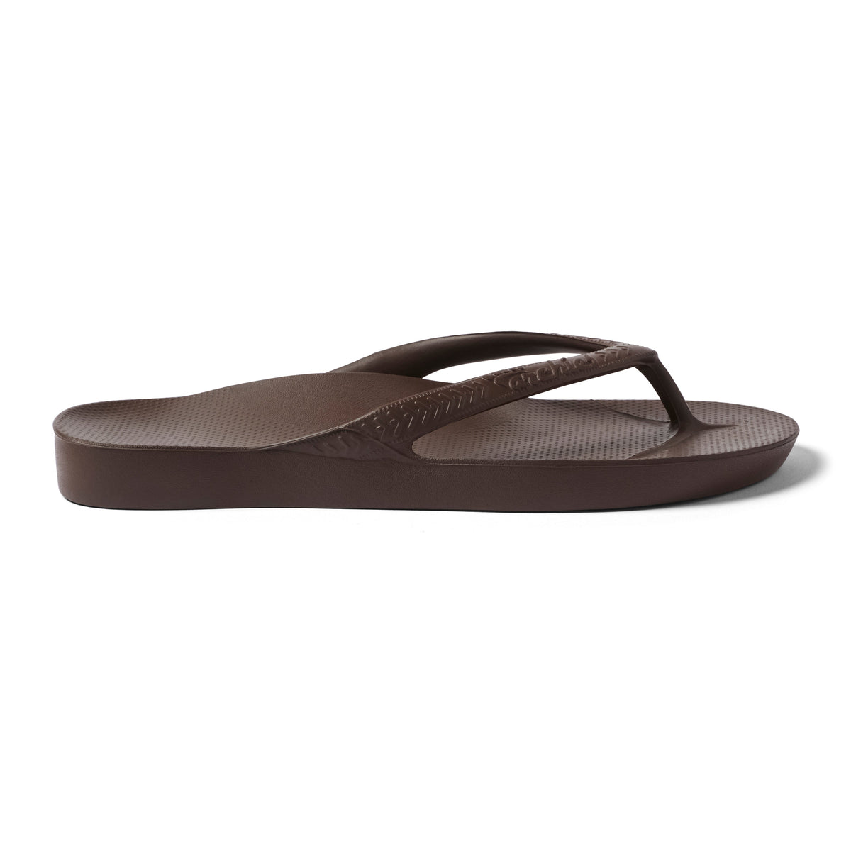 Archies Footwear Arch Support Thongs - Classic - Brown in Single