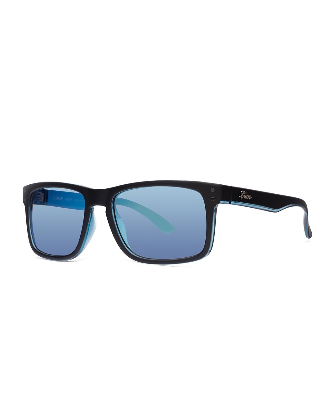 Liive Vision Cheap Thrill - Blue Mirror Matt Black Sky in Single