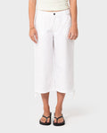 Rusty Cameron Low Rise Relaxed Capri Pant in WHITE
