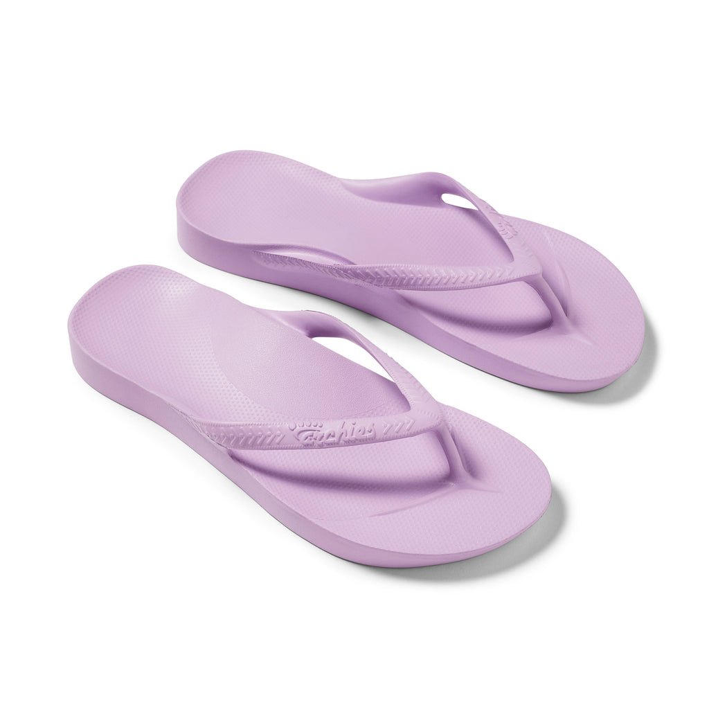 Archies Footwear Arch Support Thongs - Classic - Lilac in Single