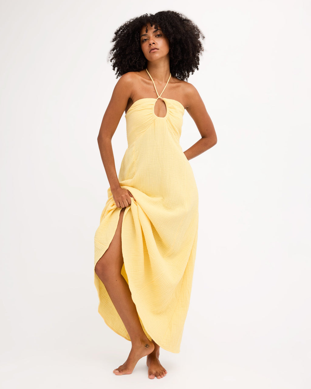 Billabong Womens Sway Away Maxi Dress in SUNLIGHT