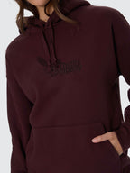 Thrills Co Chaos And Calm Slouch Hood - Bitter Chocolate in Bitter Chocolate
