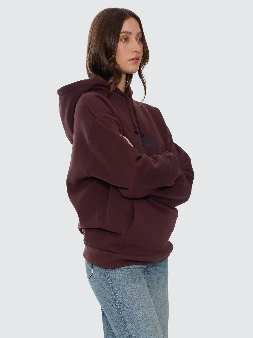 Thrills Co Chaos And Calm Slouch Hood - Bitter Chocolate in Bitter Chocolate