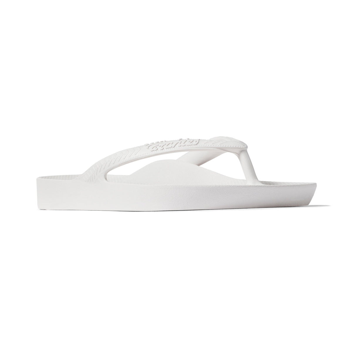 Archies Footwear Arch Support Thongs - Classic - White in Single
