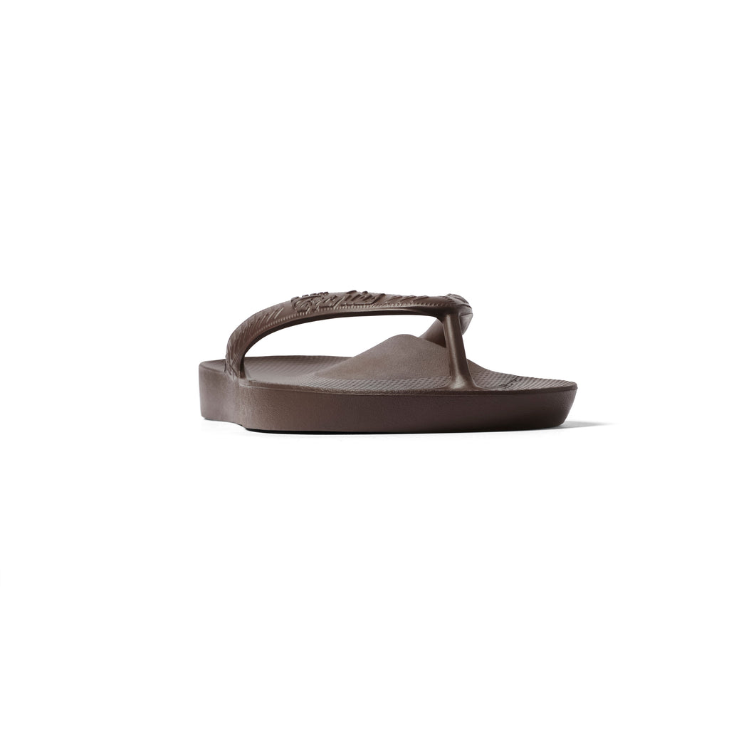 Archies Footwear Arch Support Thongs - Classic - Brown in Single