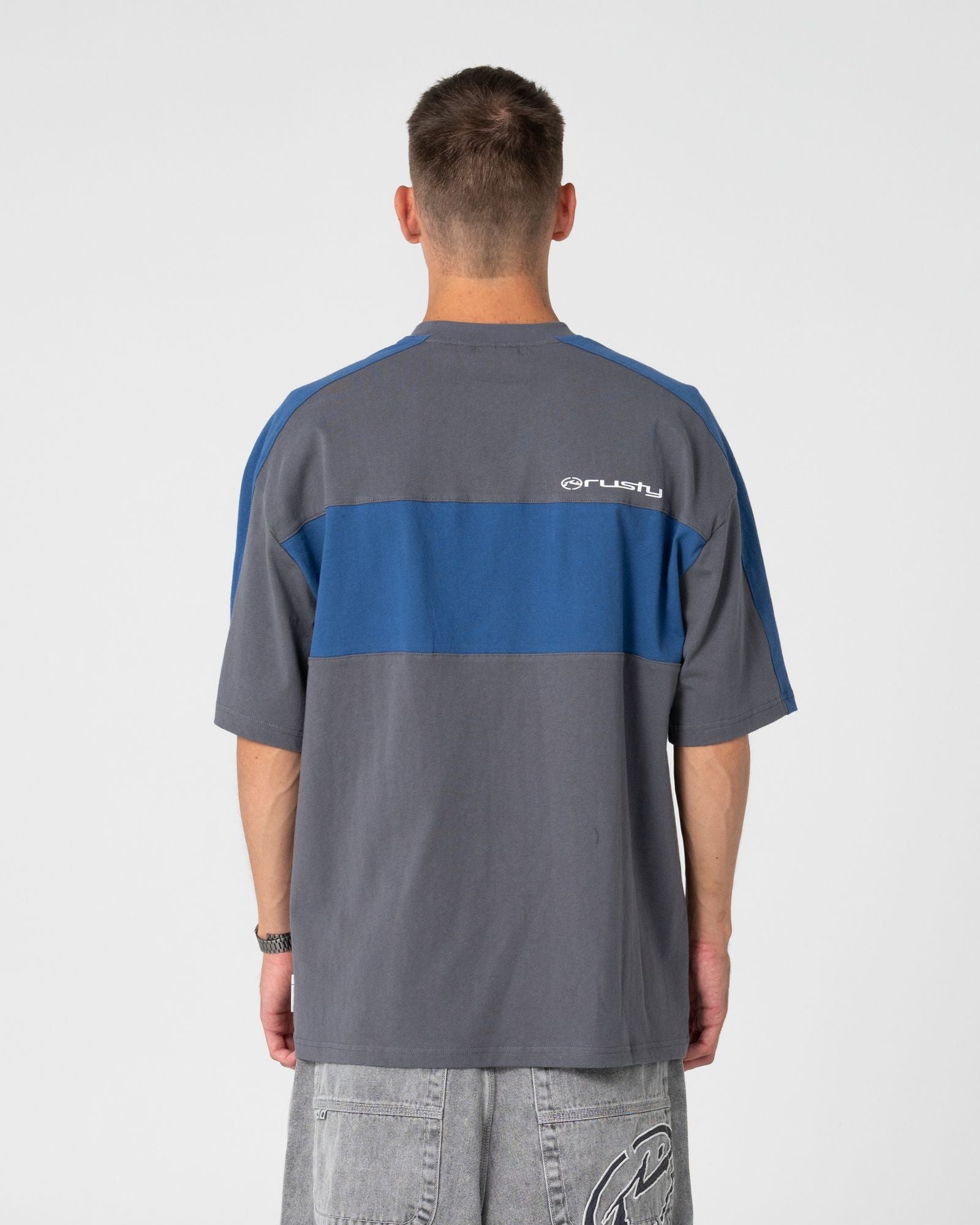 Rusty KILL SWITCH SHORT SLEEVE TEE in STEEL