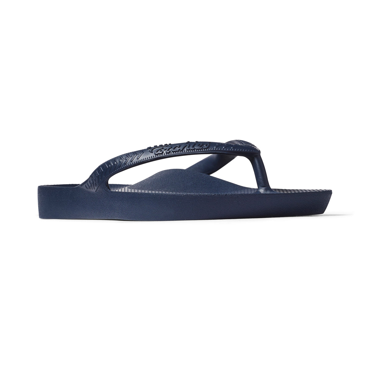 Archies Footwear Arch Support Thongs - Classic - Navy in Single