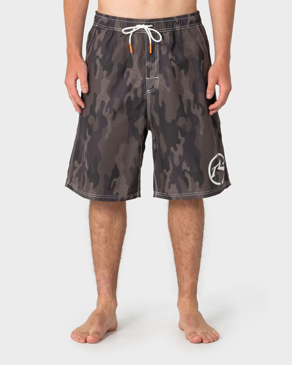 Rusty Rambo 23" Elastic Waist Boardshort in CAMO