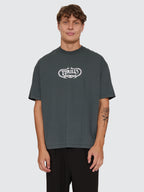 Thrills Co Double Time Oversize Box Tee - Petrol in Petrol