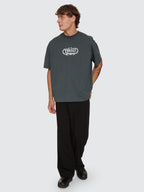 Thrills Co Double Time Oversize Box Tee - Petrol in Petrol