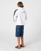 Rusty KILL SWITCH HOODED FLEECE BOYS in ECRU MARLE