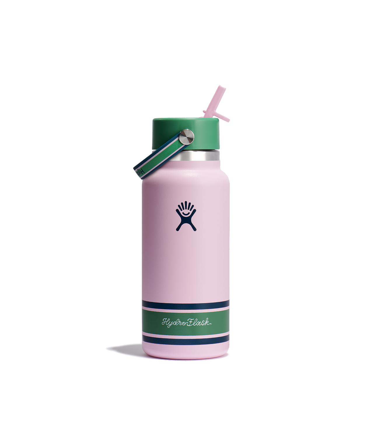 Hydro Flask 32 Oz Wide Flex Straw Cap in Campus Pink