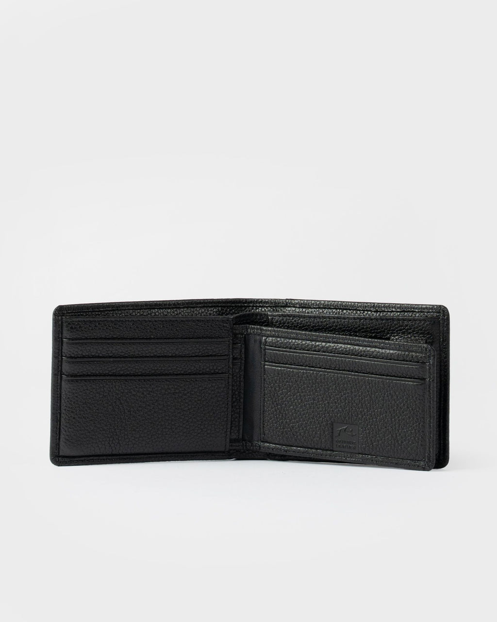Rusty HIGH RIVER 3 LEATHER WALLET in BLACK