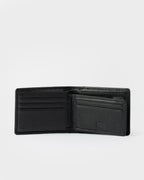 Rusty HIGH RIVER 3 LEATHER WALLET in BLACK