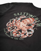 Salty Crew Octopod Classic SS Tee - Vintage Black in VINTAGE BLACK