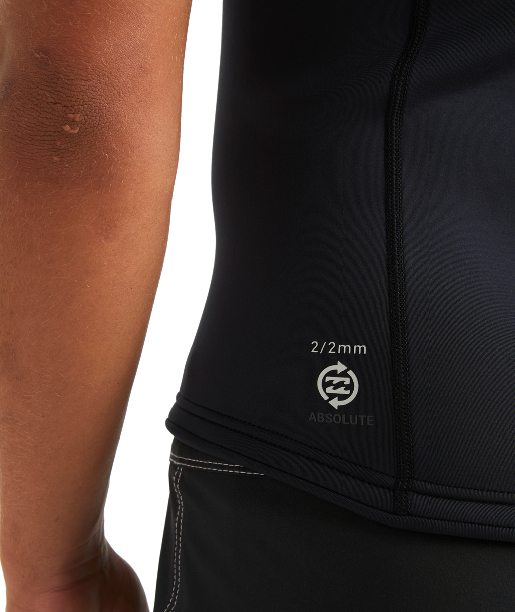 Billabong Mens 2/2 mm Absolute Natural Wetsuit Vest in Black