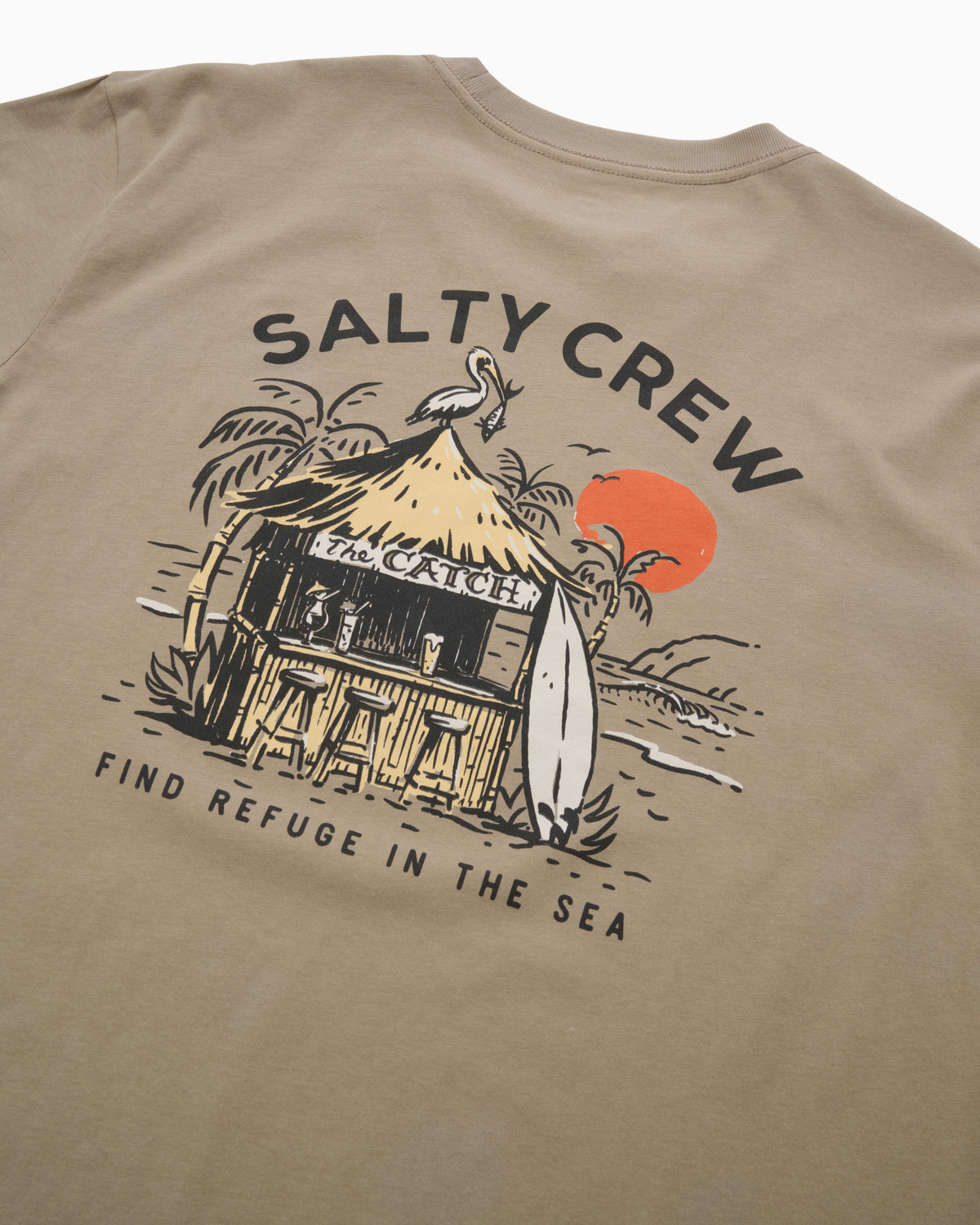 Salty Crew The Catch Premium SS Tee - Twig in TWIG