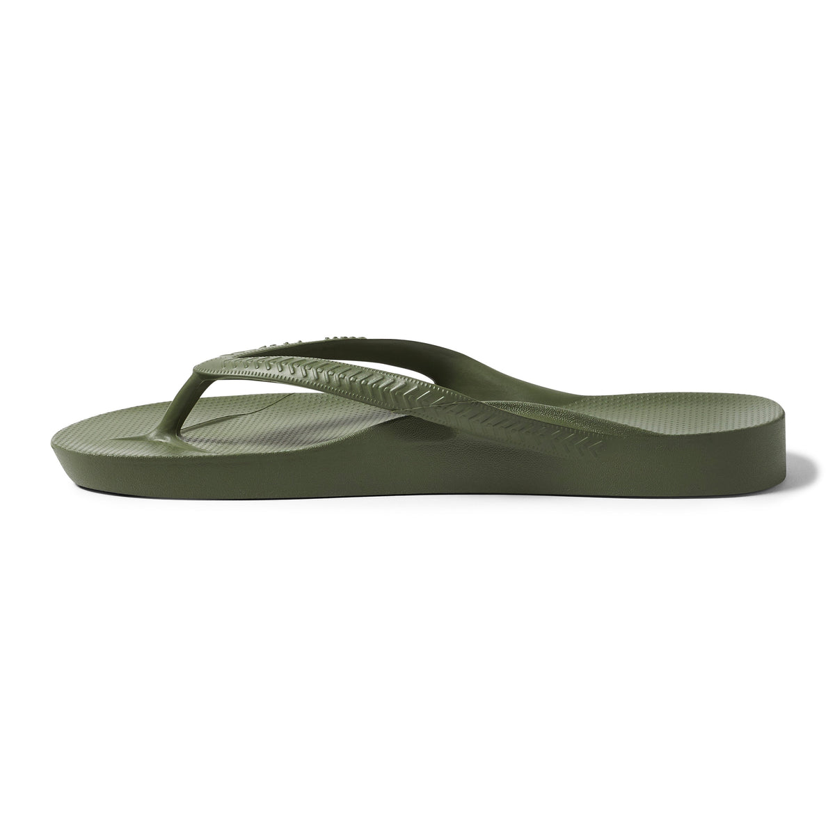 Archies Footwear Arch Support Thongs - Classic - Olive in Single
