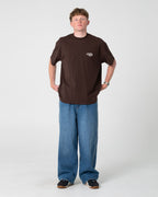 Rusty SACK RACE SHORT SLEEVE TEE in JAVA