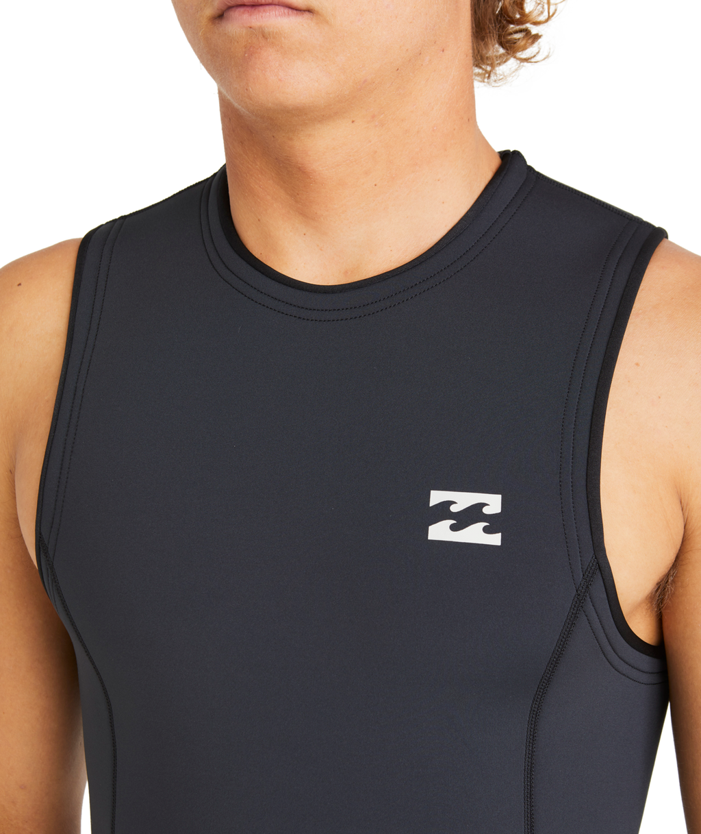 Billabong Mens 2/2 mm Absolute Natural Wetsuit Vest in Black