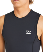 Billabong Mens 2/2 mm Absolute Natural Wetsuit Vest in Black