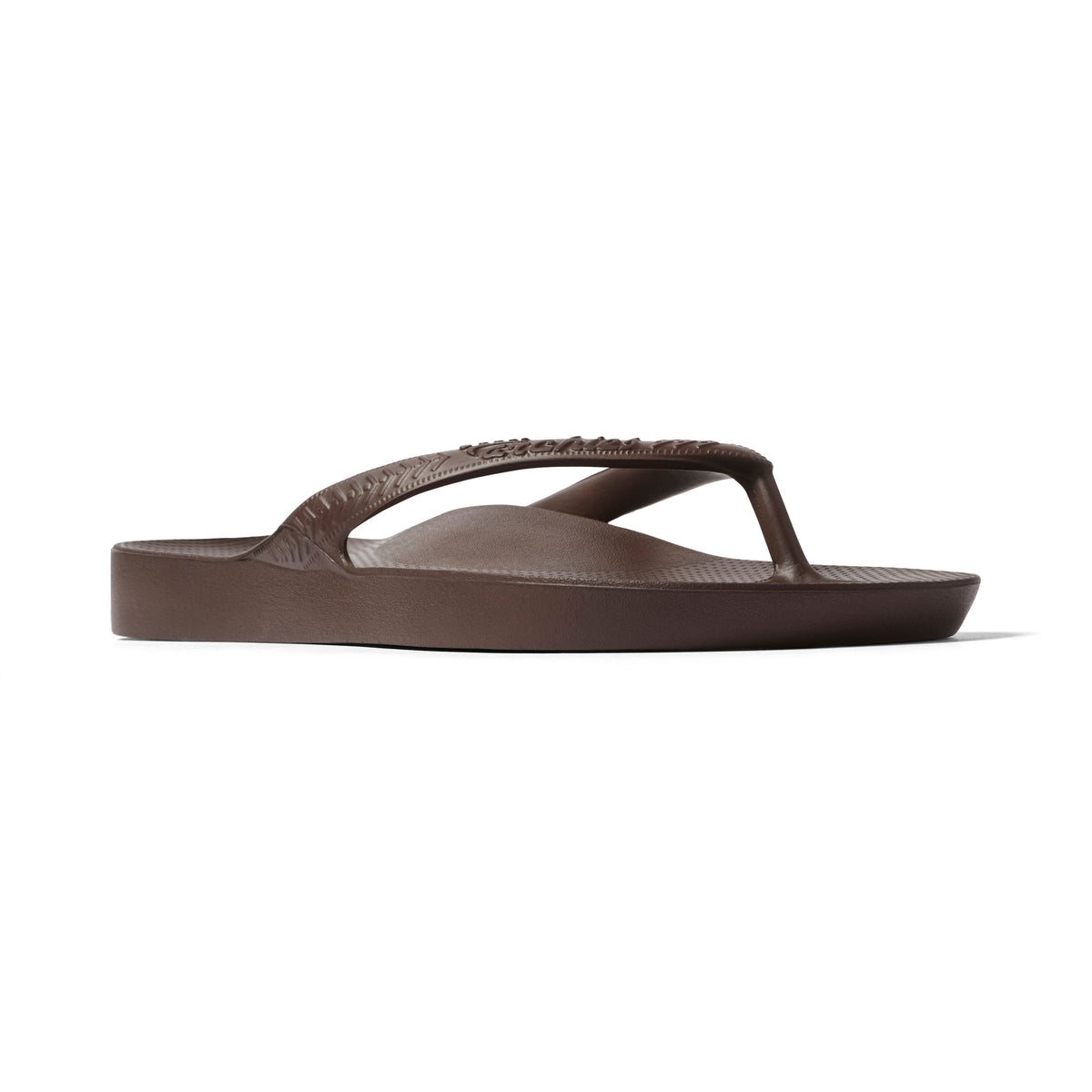 Archies Footwear Arch Support Thongs - Classic - Brown in Single