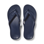 Archies Footwear Arch Support Thongs - Classic - Navy in Single