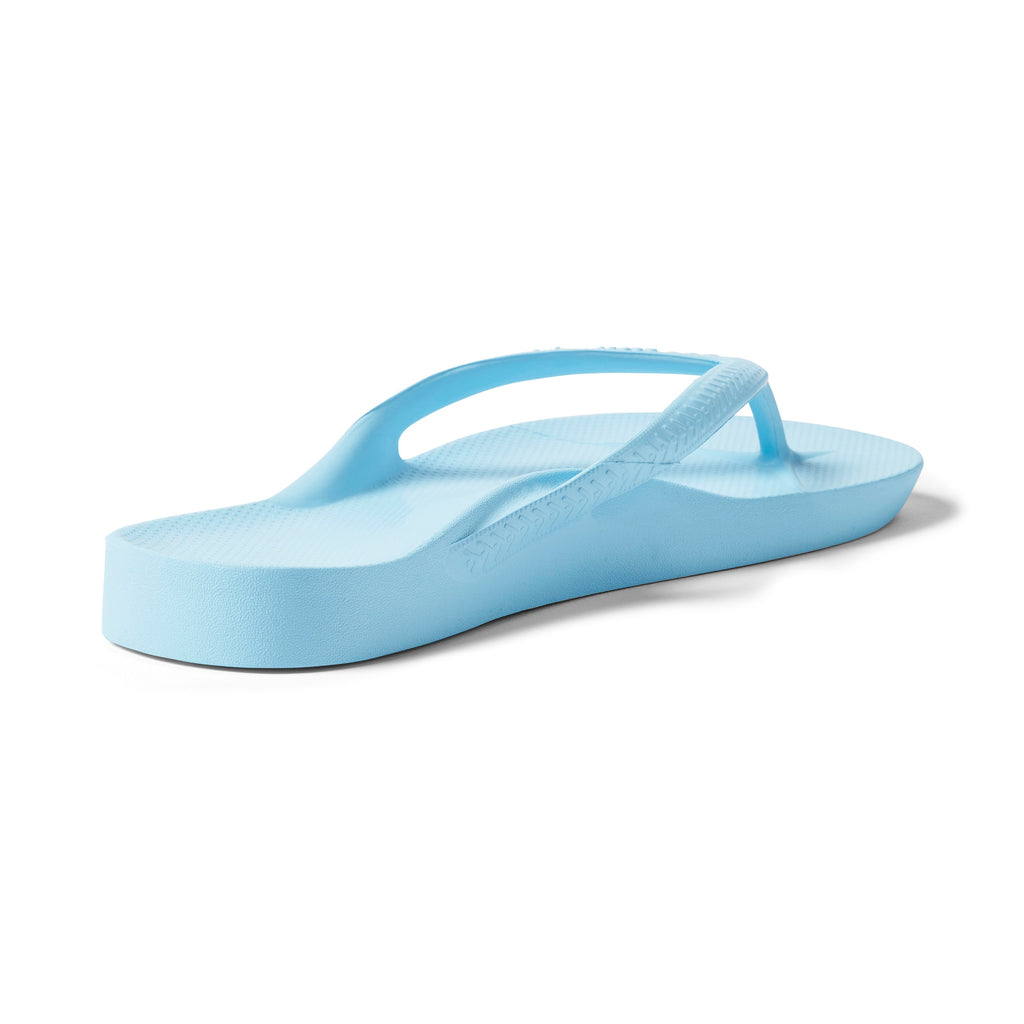 Archies Footwear Arch Support Thongs - Classic - Sky Blue in Single