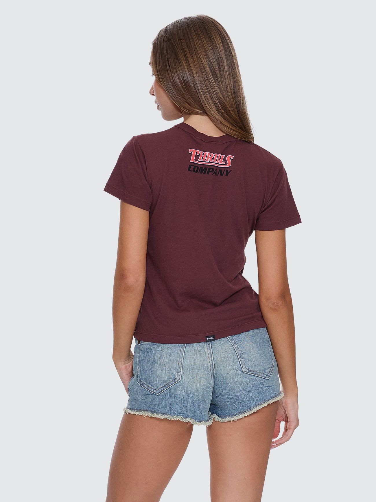 Thrills Co Full Throttle Boy Tee - Bitter Chocolate in Bitter Chocolate
