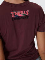 Thrills Co Full Throttle Boy Tee - Bitter Chocolate in Bitter Chocolate
