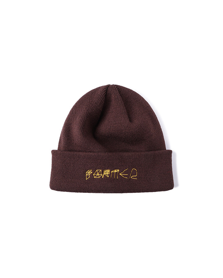 Former Future Beanie in BROWN