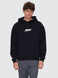 Thrills Co Heavy Voltage Slouch Pull On Cropped Hood - Black in Black