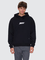 Thrills Co Heavy Voltage Slouch Pull On Cropped Hood - Black in Black