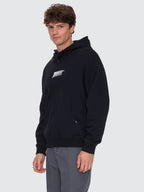 Thrills Co Heavy Voltage Slouch Pull On Cropped Hood - Black in Black