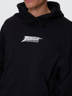 Thrills Co Heavy Voltage Slouch Pull On Cropped Hood - Black in Black
