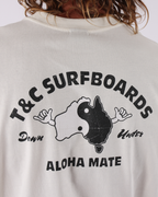 Town & Country Surf Designs Mate Tee in Natural